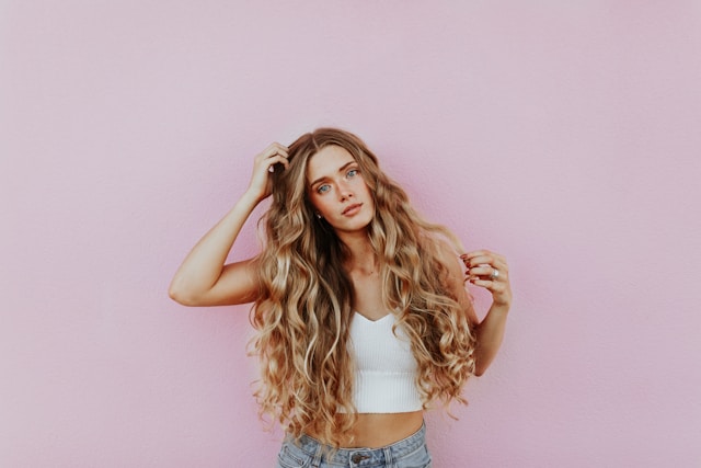 girl with long hair